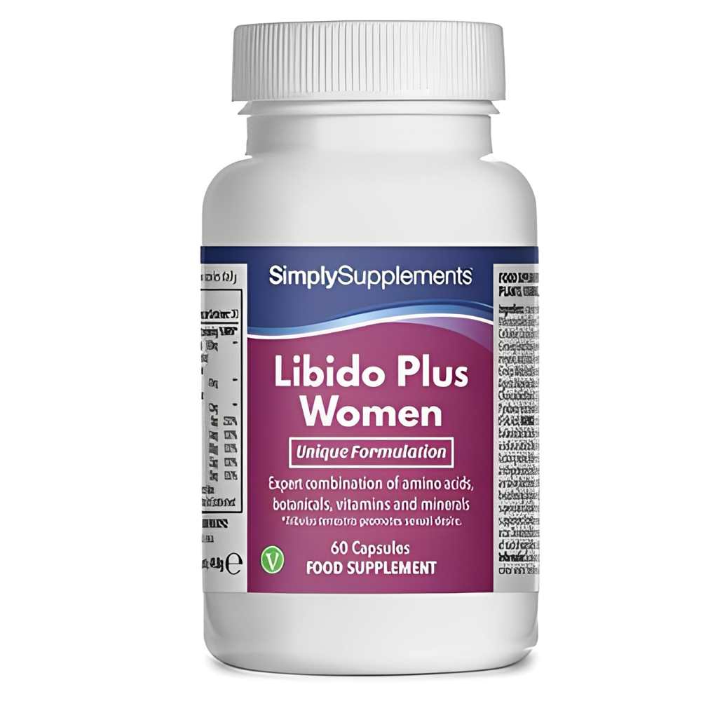 Simply Supplements Libido Plus Women – Expert Formula with Amino Acids, Botanicals, Vitamins &amp; Minerals, 60 Capsules, Food Supplement thumbnail 2
