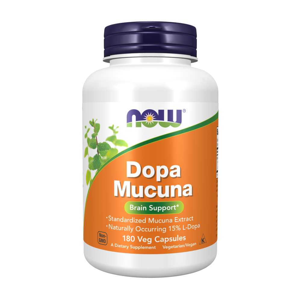 Now Foods Dopa Mucuna – Brain &amp; Mood Support – 90 Veg Capsules thumbnail 2