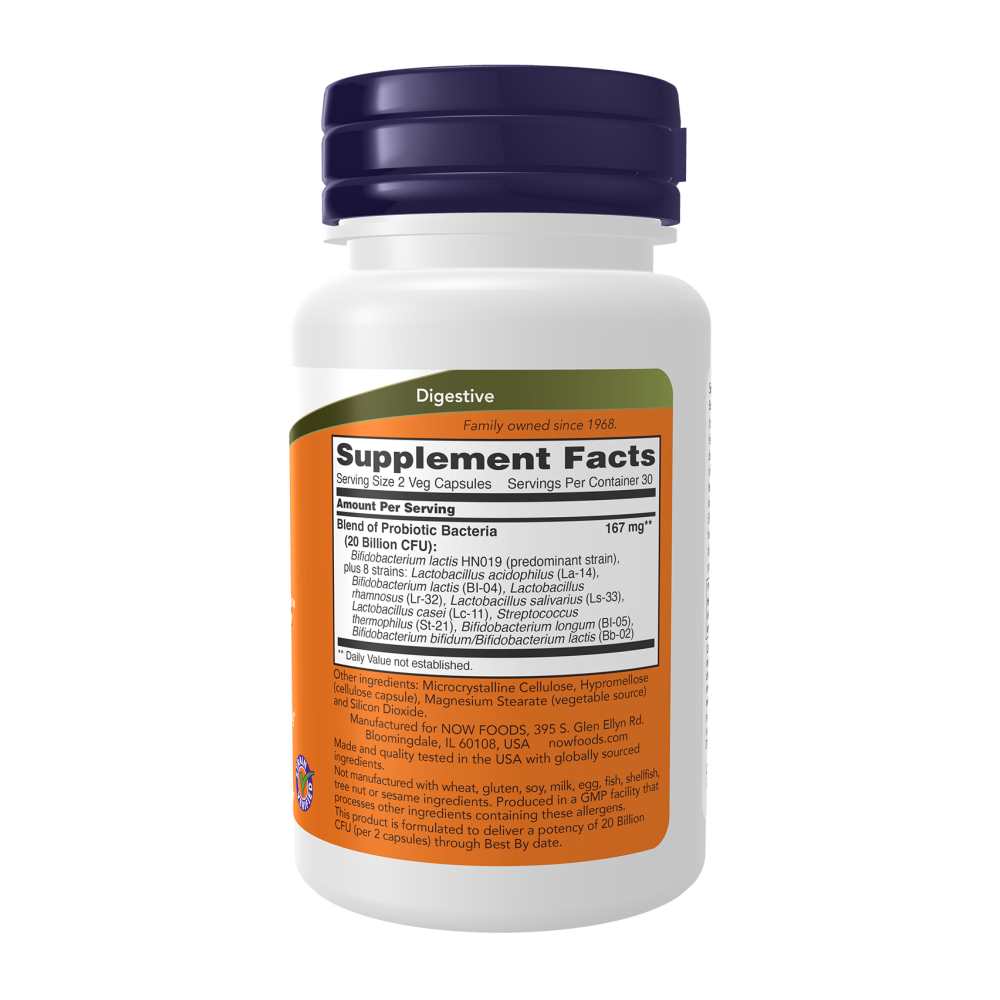 Now Foods Clinical Gi Probiotic – 50+ Longevity Formula – Digestive Regularity &amp; Bloating Relief – 60 Veg Capsules thumbnail 2
