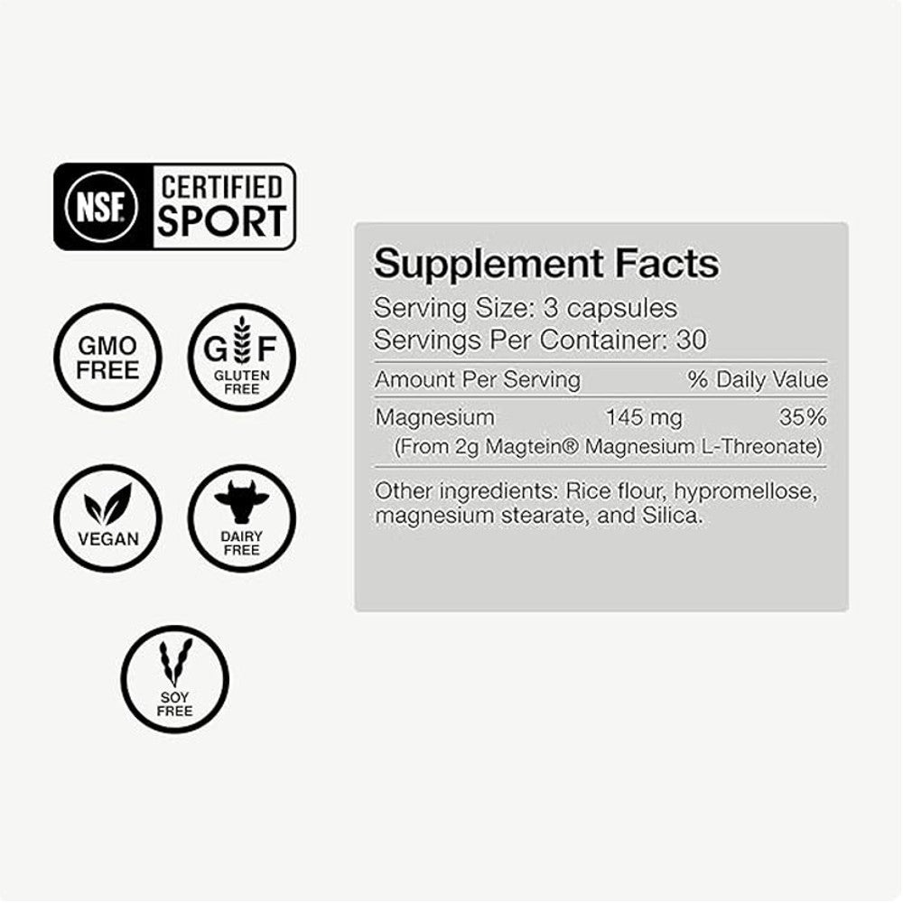 Momentous Magtein Magnesium L-Threonate – Brain &amp; Sleep Support thumbnail 2