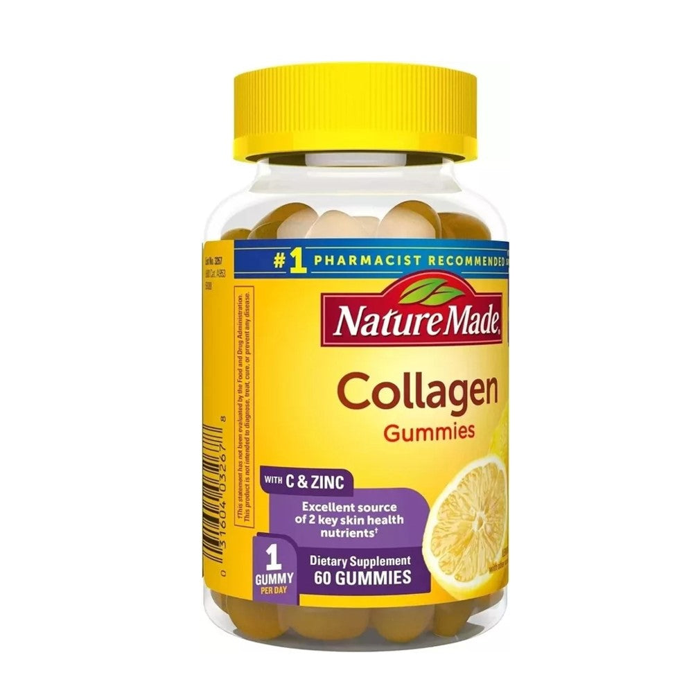 Nature Made Collagen Gummies with Vitamin C, Zinc, Biotin – 60 Count | Skin &amp; Wellness Support thumbnail 3
