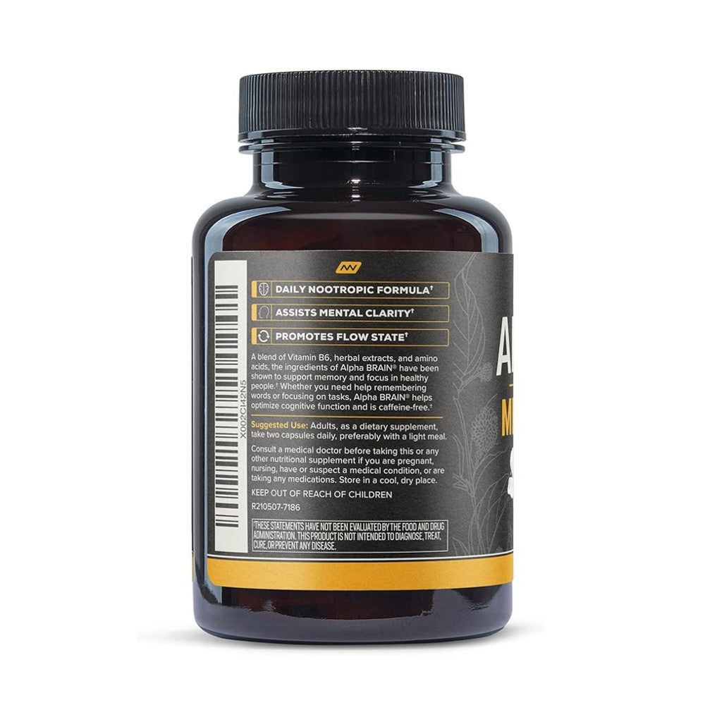 Onnit Alpha Brain Nootropics by Joe Rogan - Vegan Capsules for Memory &amp; Focus Support (90 Count thumbnail 3