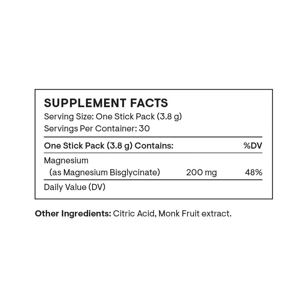 Thorne Magnesium Bisglycinate – Muscle Relaxation &amp; Sleep Support (30 Sticks) thumbnail 2