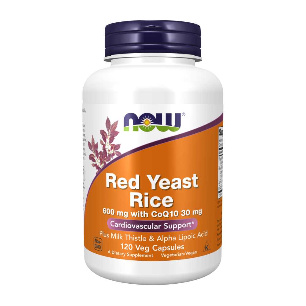 Now Foods Red Yeast Rice 600 Mg with Co Q10 – Heart &amp; Cholesterol Support – 60 Veg Capsules thumbnail 2