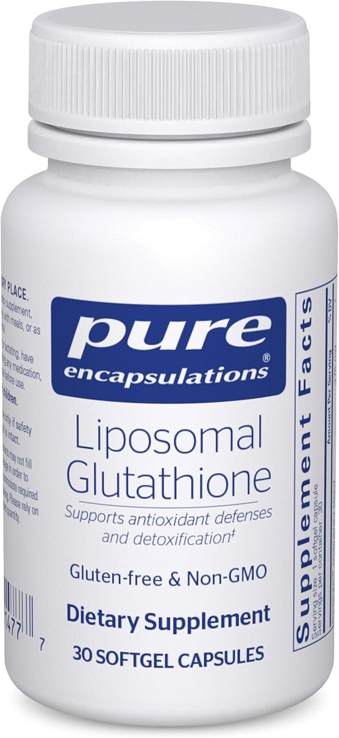 Pure Encapsulations Liposomal Glutathione 60 Softgel Capsules – Gluten-Free &amp; Non-GMO thumbnail 4