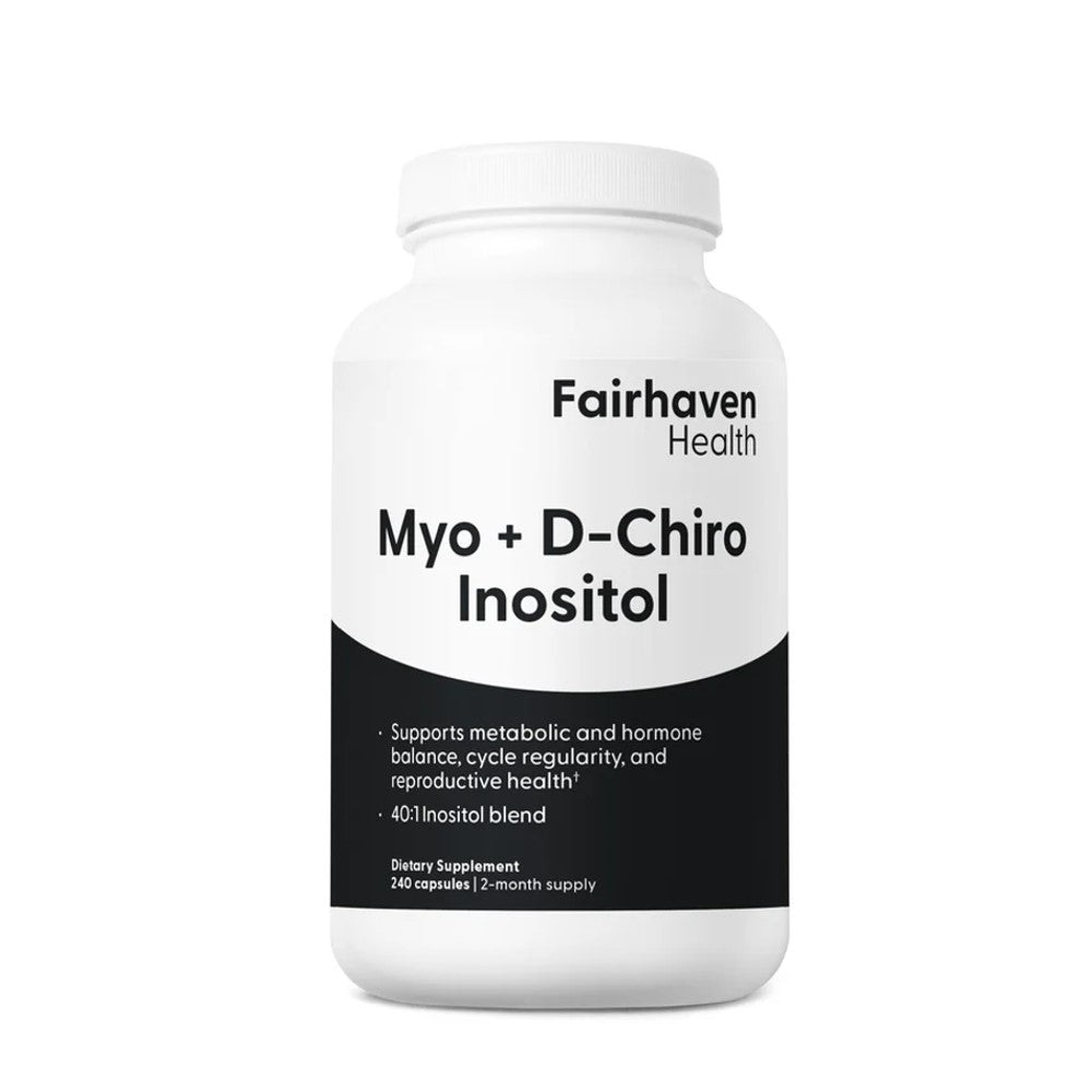 Fairhaven Health Myo + D-Chiro Inositol – 40:1 Blend Supports Metabolic Health, Hormone Balance, Cycle Regularity &amp; Reproductive Wellness | 120 Capsules – 2-Month Supply thumbnail 3