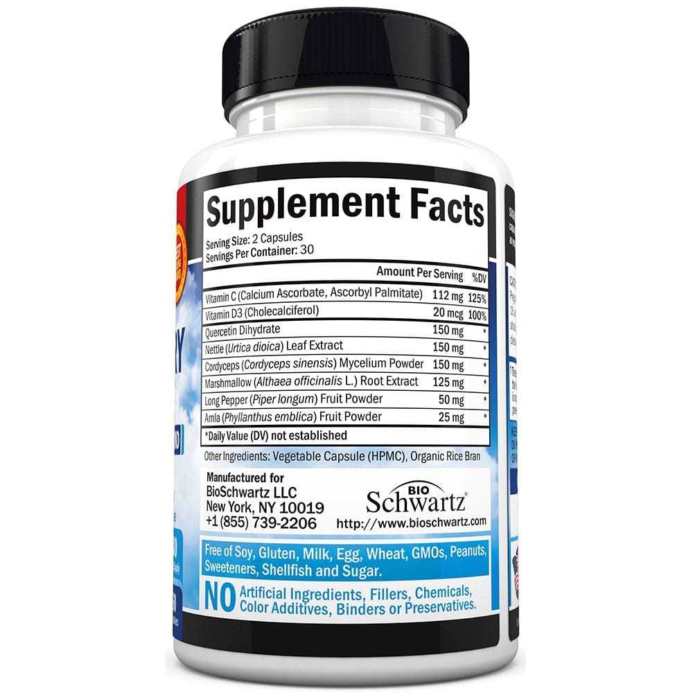 Bio Schwartz Respiratory &amp; Immune – 60 Capsules thumbnail 2