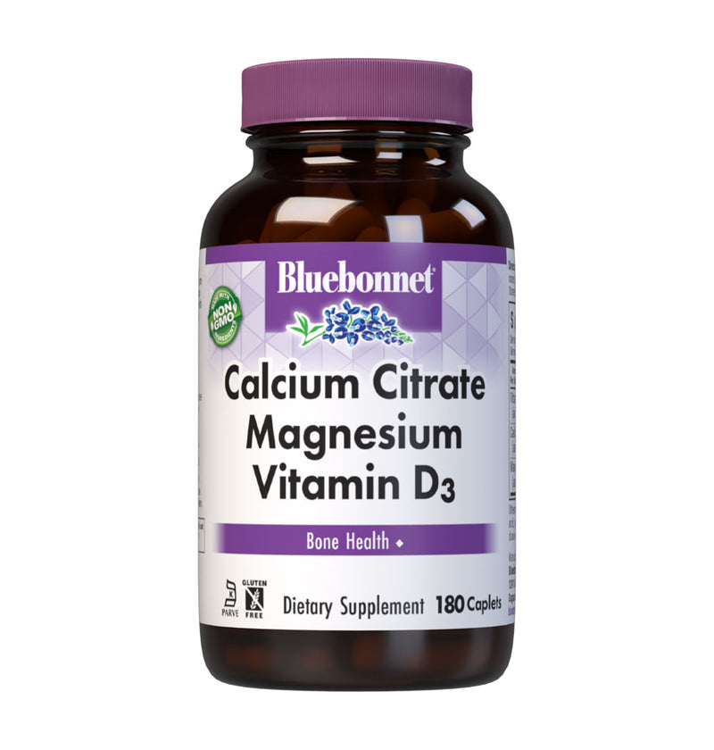 Bluebonnet Nutrition Calcium Citrate Magnesium &amp; Vitamin D3 90 Caplets thumbnail 2