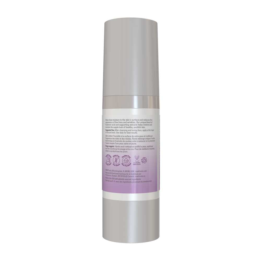 Now Foods Hyaluronic Am Moisturizer – Daily Hydration with Aloe &amp; Squalane – Lightweight Day Cream – 59 M L thumbnail 2