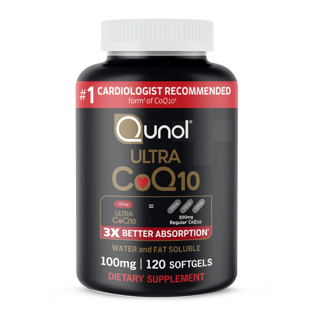 Qunol Ultra Co Q10 100mg #1 Cardiologist Recommended – 3 X Better Absorption Water &amp; Fat Soluble – 120 Softgels thumbnail 2