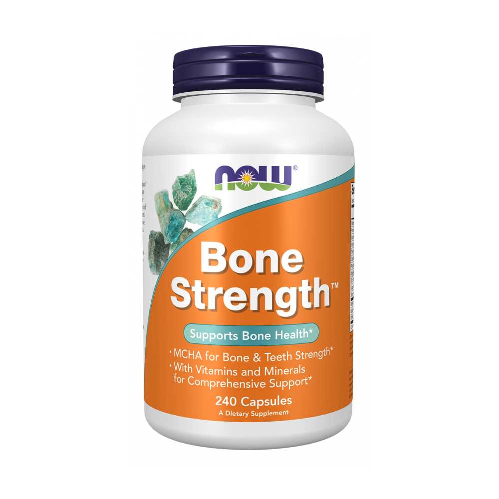 Now Foods Bone Strength – Mcha Formula for Bone &amp; Teeth Health – 120 Capsules thumbnail 2