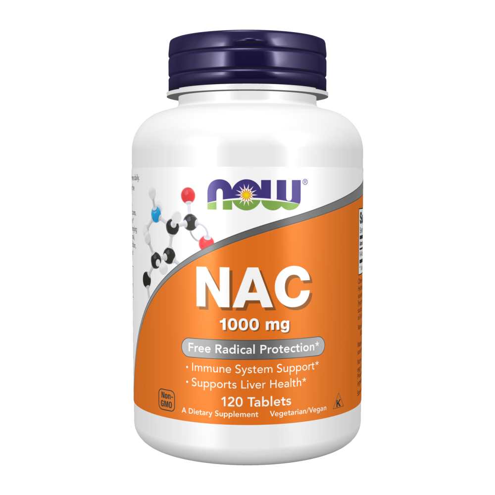 Now Foods Nac 1000mg – 60 Tablets – Liver, Immune &amp; Antioxidant Support thumbnail 2