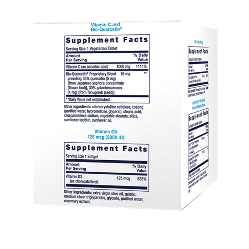Life Extension Immune Packs with Vitamin C, D, Zinc &amp; Probiotic – 30 Packets thumbnail 2