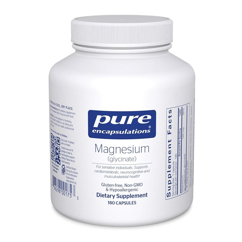 Pure Encapsulations Magnesium Glycinate - Stress Relief, Sleep &amp; Heart Health Supplement | Gluten-Free &amp; Non-GMO thumbnail 4