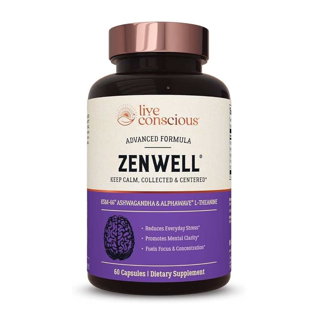 Zen Well Ashwagandha Advanced Formula | Stress Relief &amp; Focus | 60 Capsules. thumbnail 2