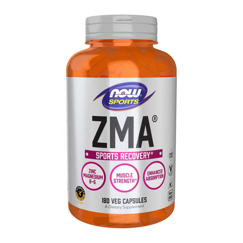 Now Foods Zma® – Zinc, Magnesium &amp; Vitamin B6 Recovery Formula – Muscle Strength &amp; Sleep Support – 90 Veg Capsules thumbnail 2