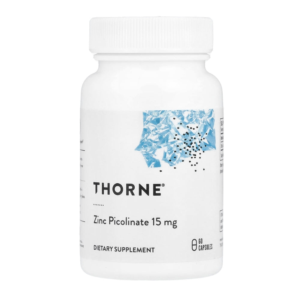 Thorne Zinc Picolinate 15 Mg/30mg – 60&amp;180 Capsules thumbnail 3