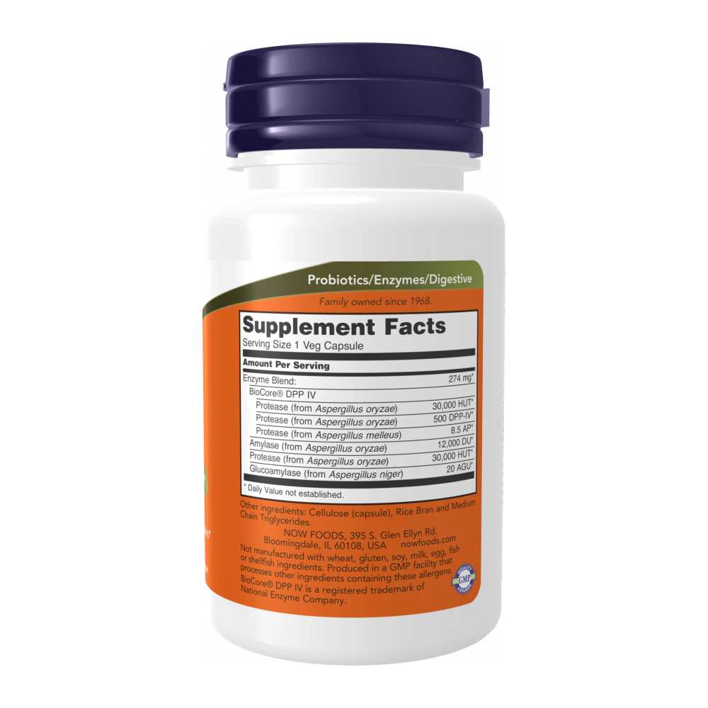 Now Foods Gluten Digest – Supports Gluten &amp; Cereal Grain Breakdown – 60 Vegetarian Capsules thumbnail 2