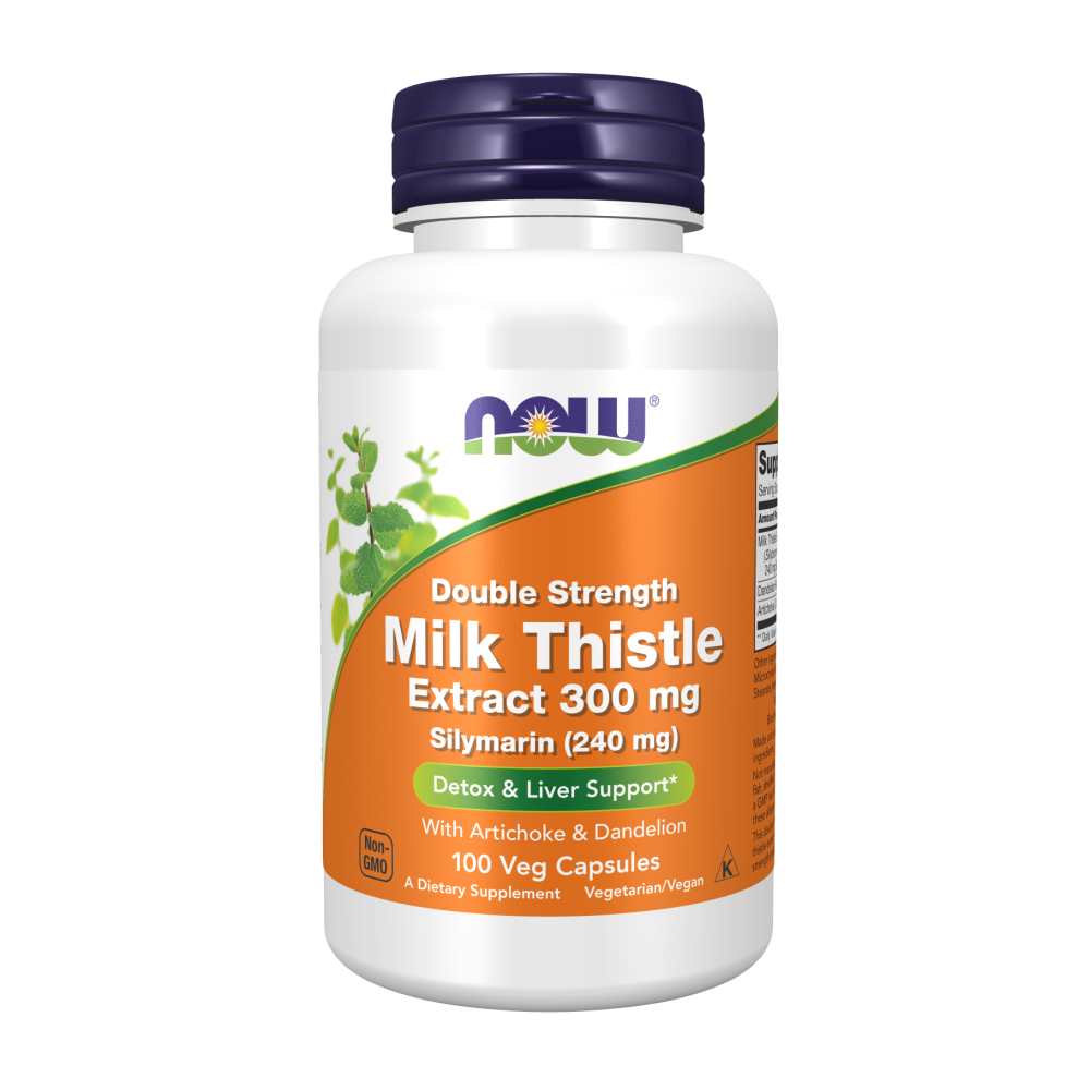 Now Foods Milk Thistle 300 Mg – Liver Cleanse with Artichoke &amp; Dandelion – 50 Capsules thumbnail 3