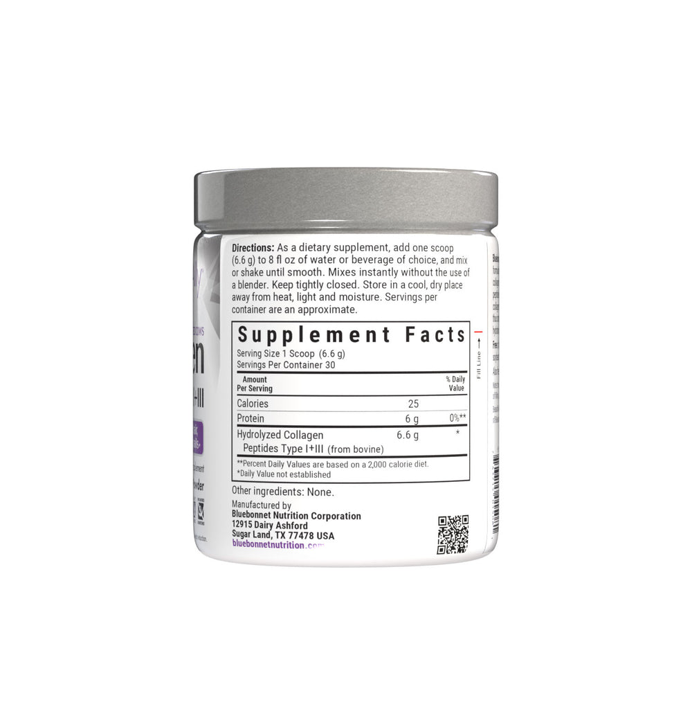 Bluebonnet Nutrition Beautiful Ally Collagen Types I &amp; Iii Powder 198g thumbnail 2