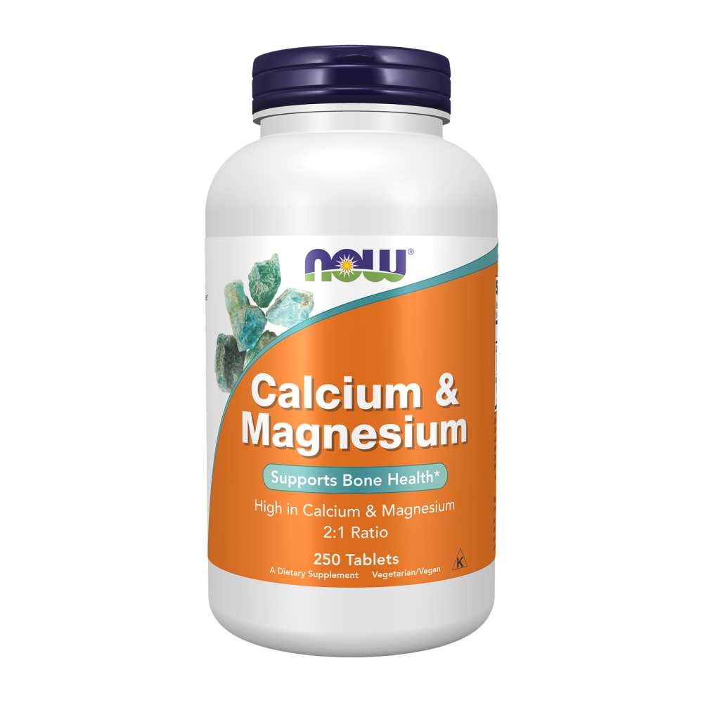 Now Foods Calcium &amp; Magnesium – Bone Health Support – 2:1 Ratio – 100 Tablets thumbnail 2
