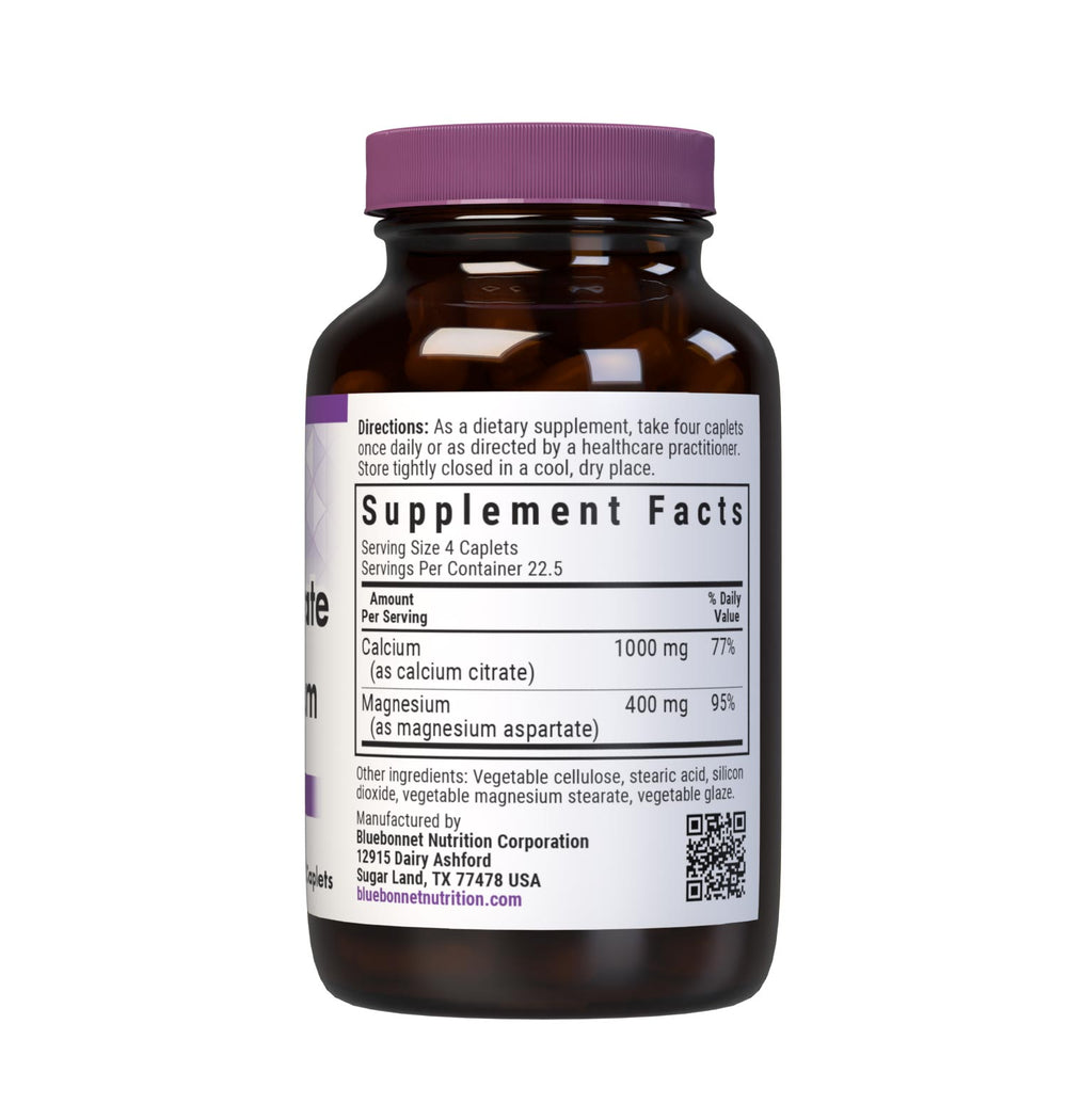 Bluebonnet Nutrition Calcium Citrate &amp; Magnesium 90 Caplets thumbnail 3