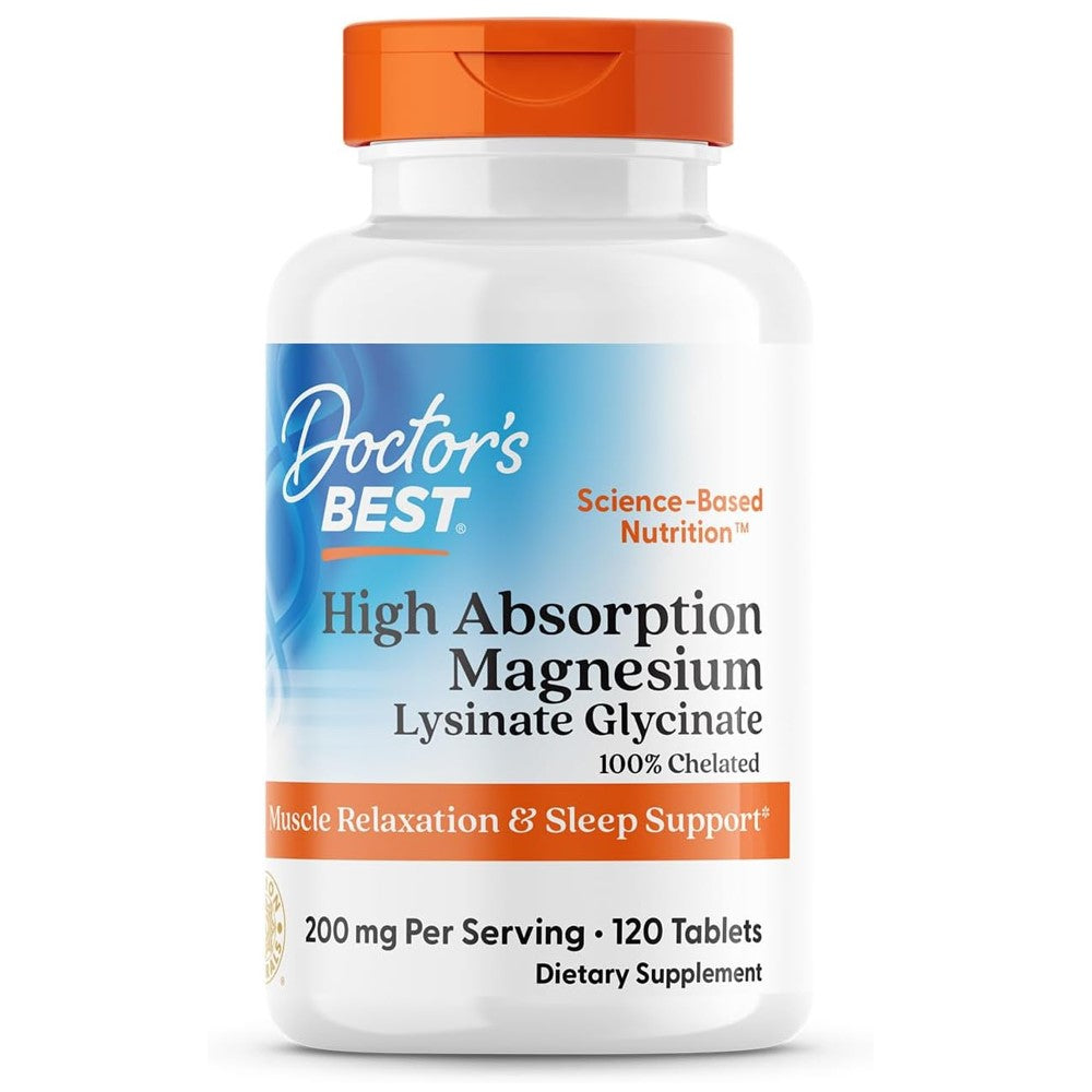 Doctor's Best High Absorption Magnesium Lysinate Glycinate – 120 Veggie Capsules thumbnail 4