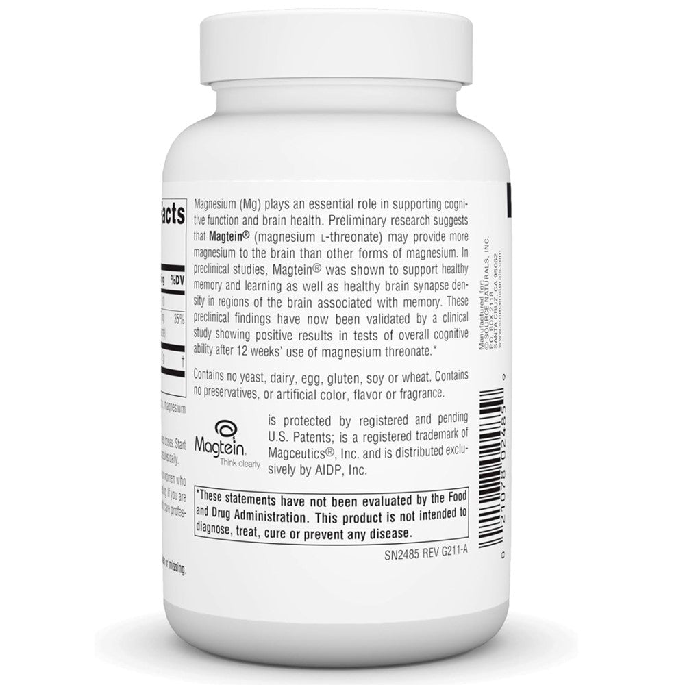 Source Naturals Magtein® Magnesium L-Threonate 667mg – Learning &amp; Memory Support | 90 Capsules thumbnail 3
