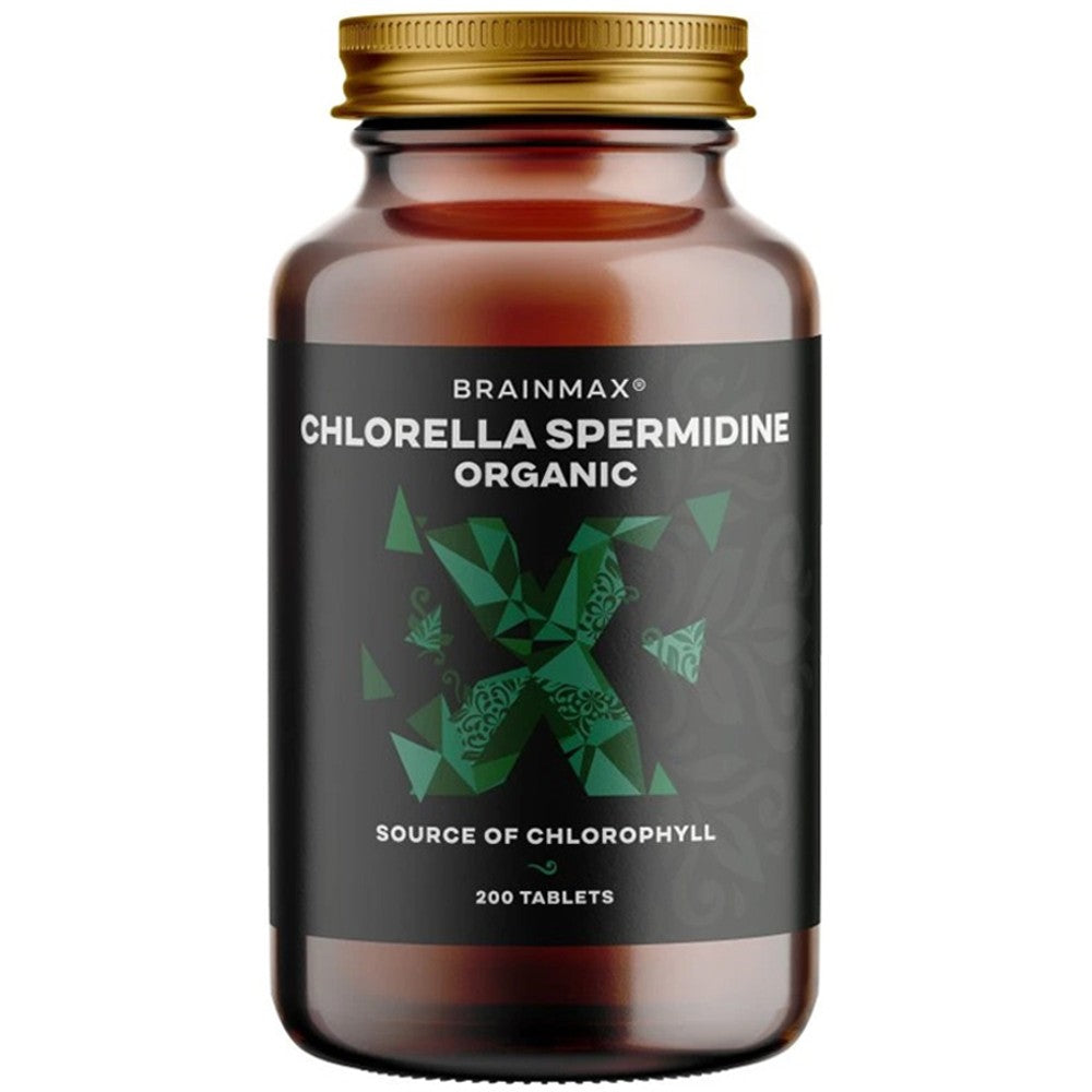 BrainMax® Chlorella Spermidine Organic - Cellular Vitality &amp; Chlorophyll Support thumbnail 2