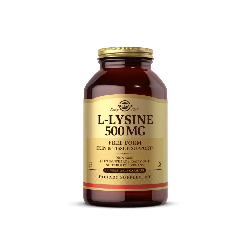 Solgar L-Lysine 500 Mg 100 Vegetable Capsules thumbnail 2