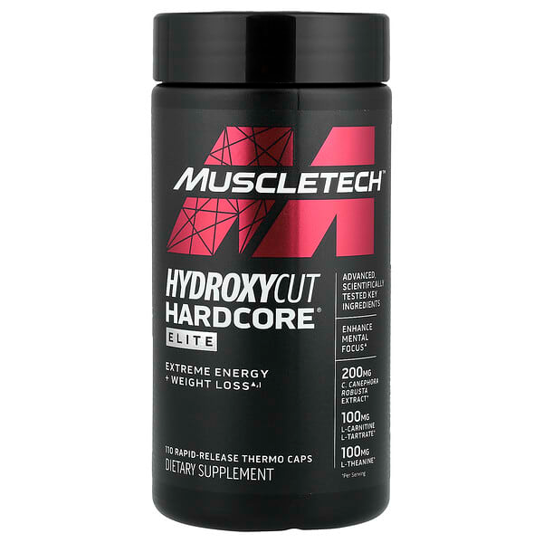 Muscle Tech Hydroxycut Hardcore Elite – Extreme Energy &amp; Weight Loss Support thumbnail 3