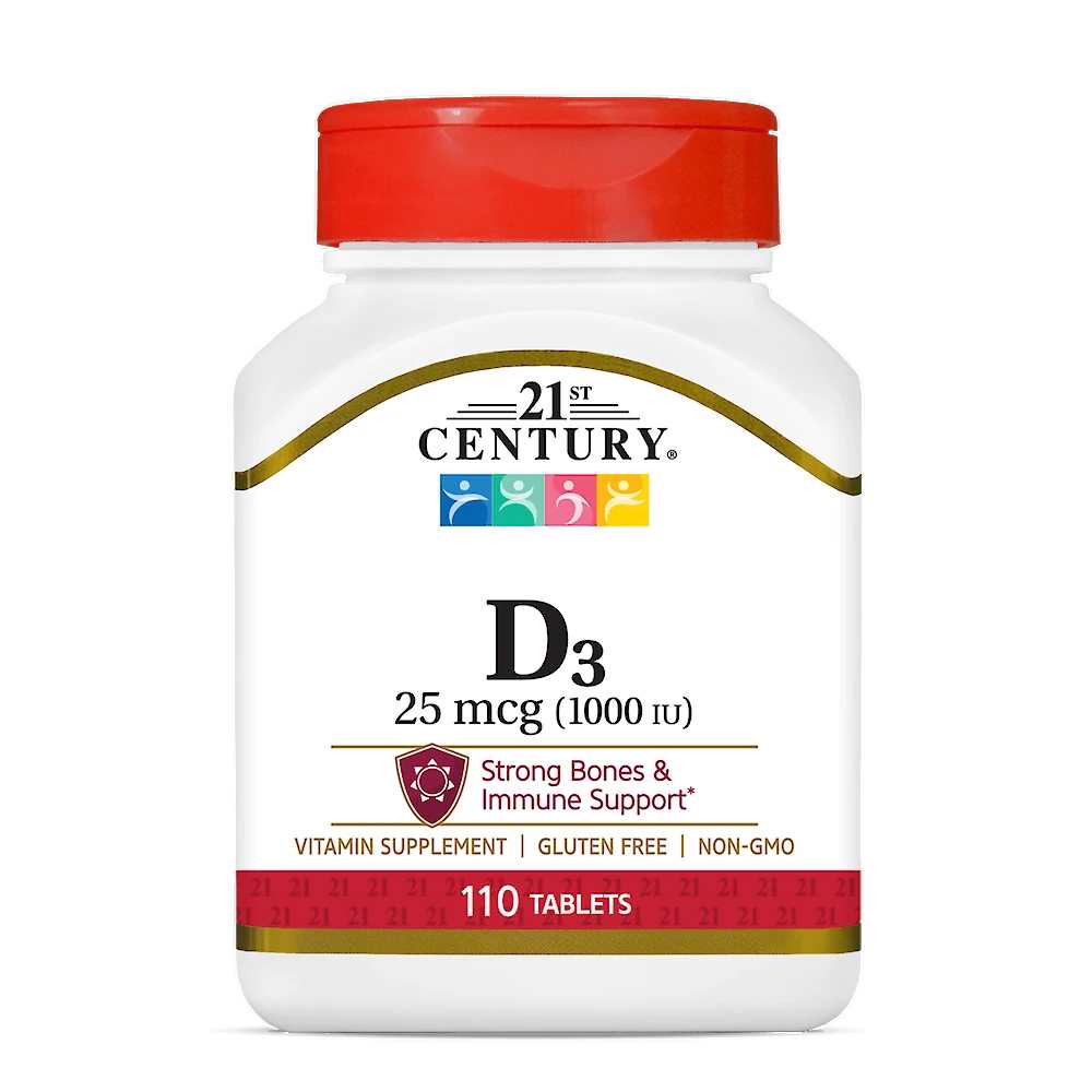 21st Century Vitamin D3 25 Mcg (1000 Iu) 500 Tabs thumbnail 3