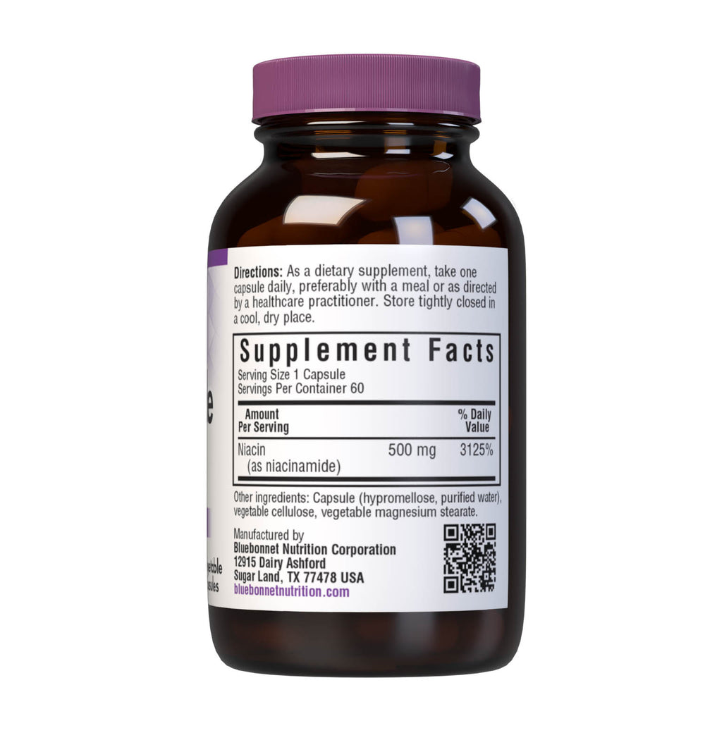 Bluebonnet Nutrition Niacinamide 500 Mg 60 Caps thumbnail 2