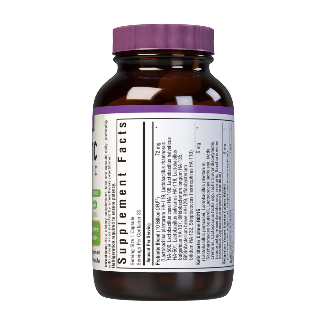 Bluebonnet Nutrition Probiotic &amp; Prebiotic 10 Billion 30 Caps thumbnail 2