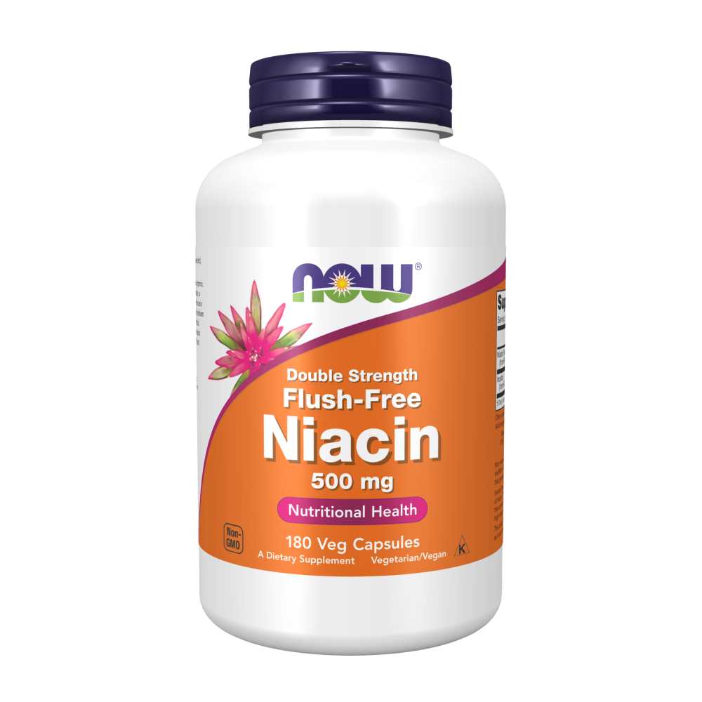 Now Foods Flush-Free Niacin 500 Mg – Double Strength – Nutritional Health Support – 90 Veg Capsules thumbnail 2