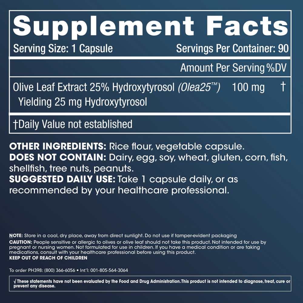 Pro Health Hydroxytyrosol Extreme – 25mg Antioxidant Support | 90 Capsules | Longevity &amp; Cellular Health thumbnail 2