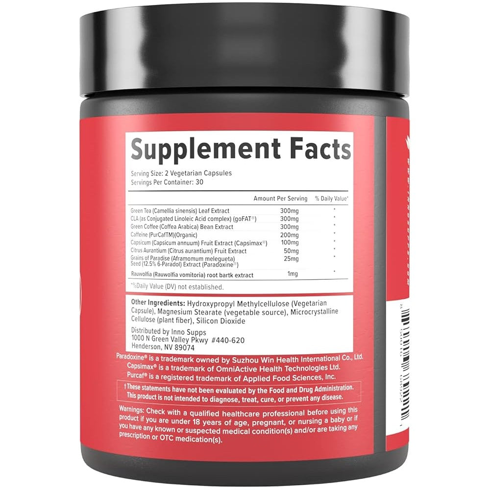 Innosupps Inno Shred™ Fat Burner – Metabolism &amp; Appetite Support thumbnail 3