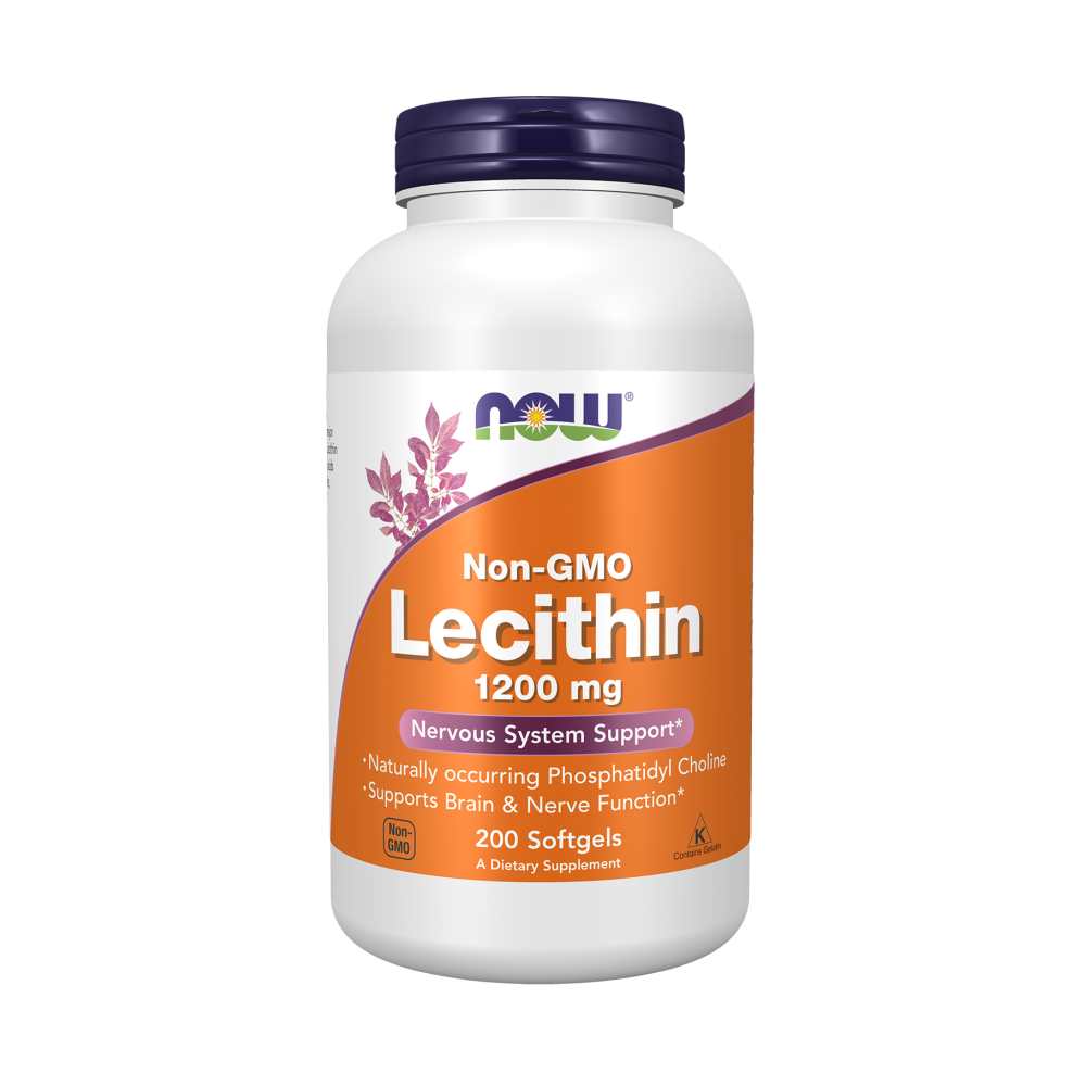 Now Foods Non-Gmo Lecithin – 1200mg Brain &amp; Nerve Function Supplement | 100 Softgels thumbnail 2