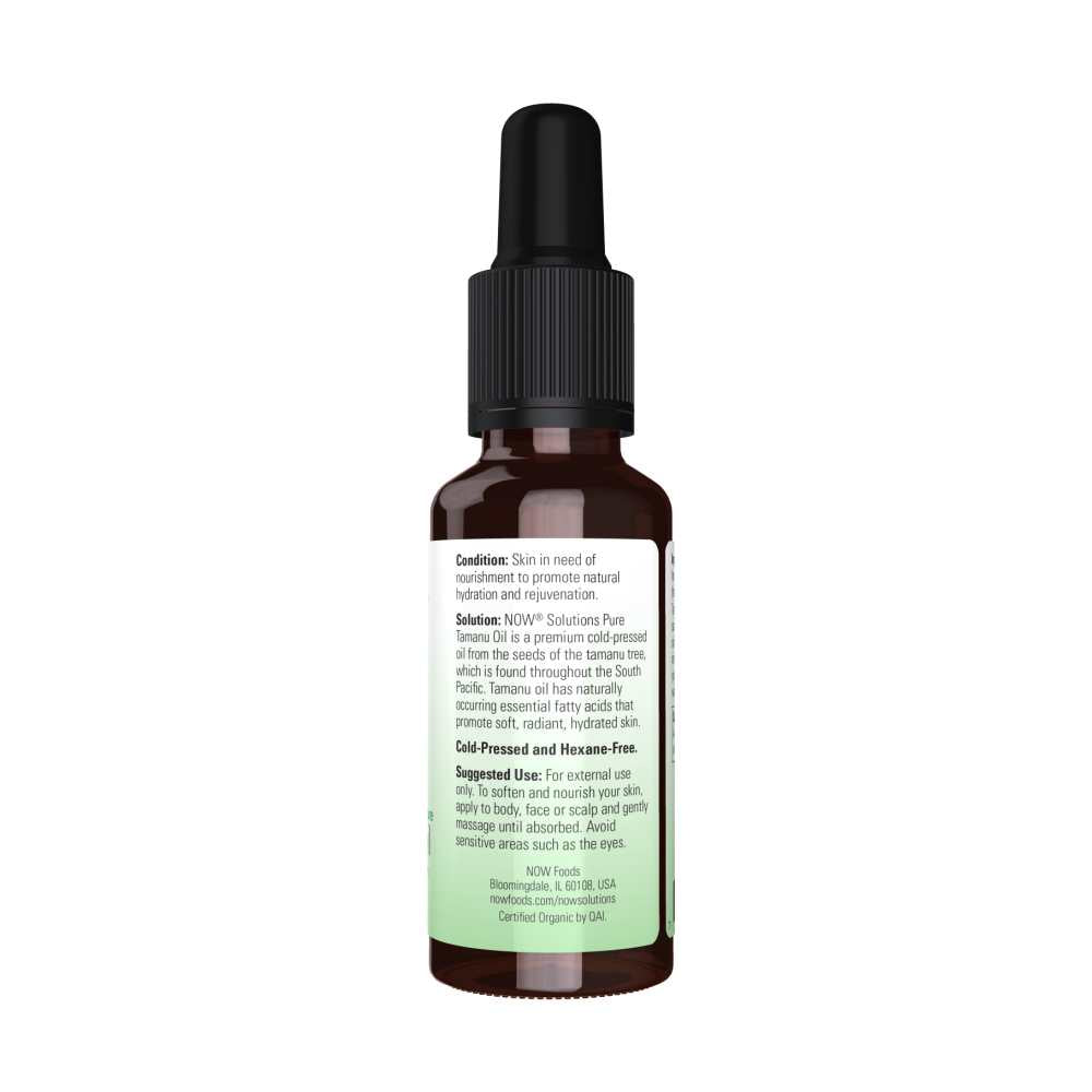 Now Foods Tamanu Oil – 100% Pure &amp; Certified Organic – Skin Rejuvenating Oil – 30 M L thumbnail 2