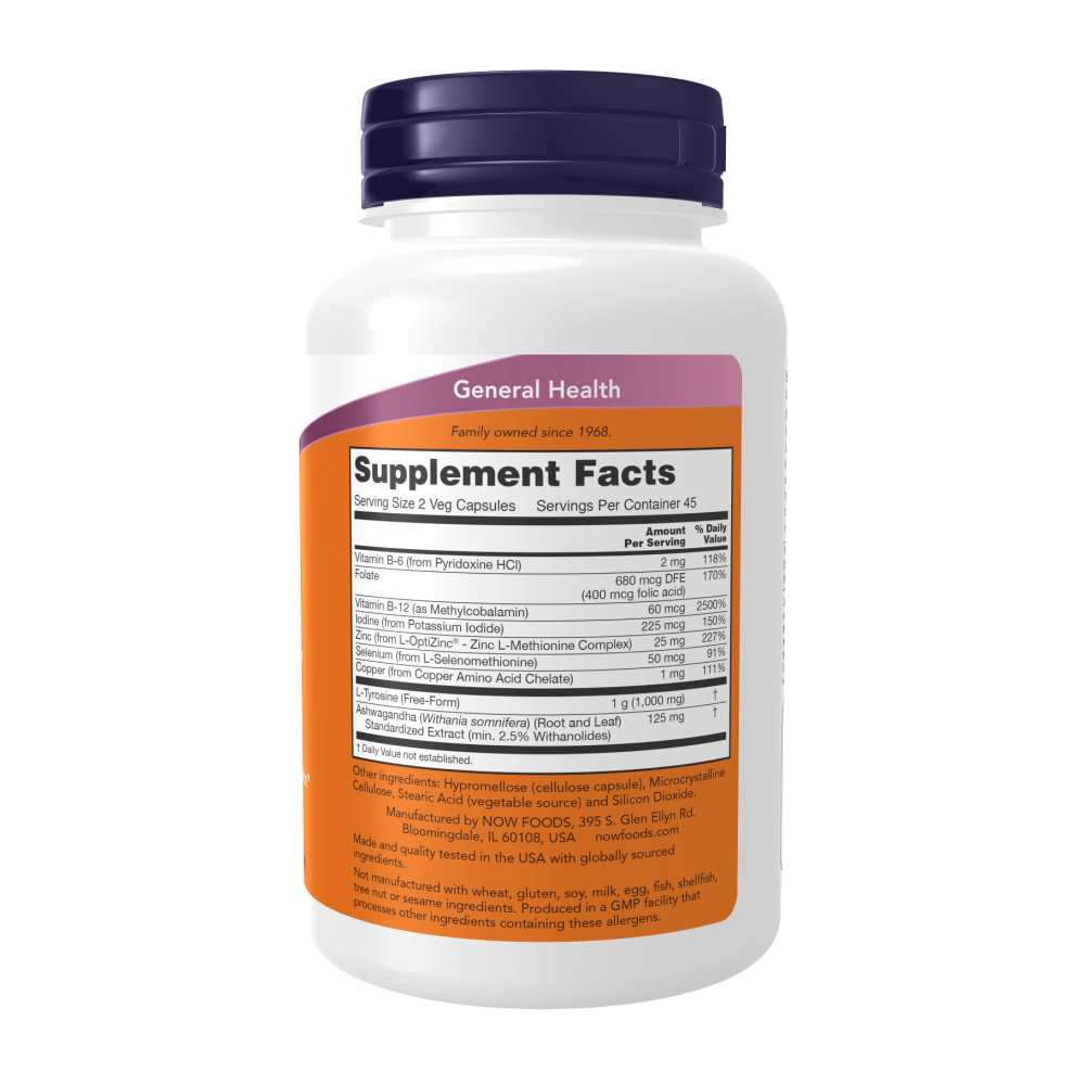 Now Foods Thyroid Energy – Metabolism &amp; Thyroid Support – 90 Veg Capsules thumbnail 3