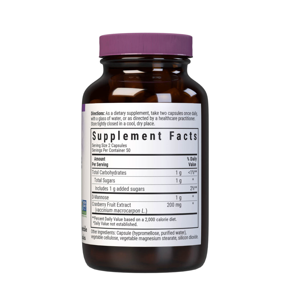 Bluebonnet Nutrition D-Mannose &amp; Cranberry 100 Caps thumbnail 2
