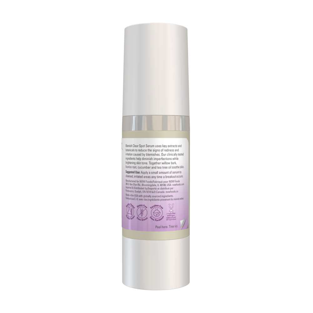 Now Foods Blemish Clear Spot Serum – Tea Tree &amp; Willow Bark Clarifying Formula – Targeted Acne Treatment – 15 M L thumbnail 2