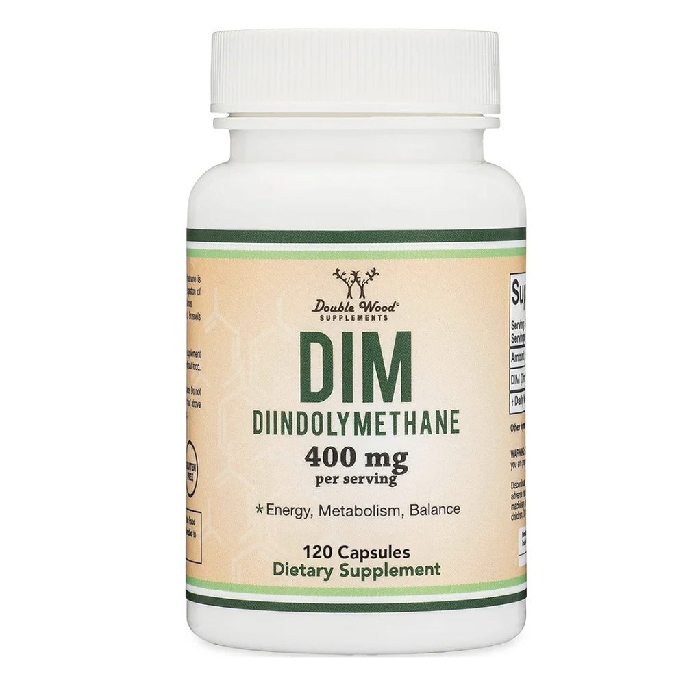 Double Wood DIM (Diindolylmethane) – 400mg Metabolism &amp; Balance Support | 60 Capsules thumbnail 3