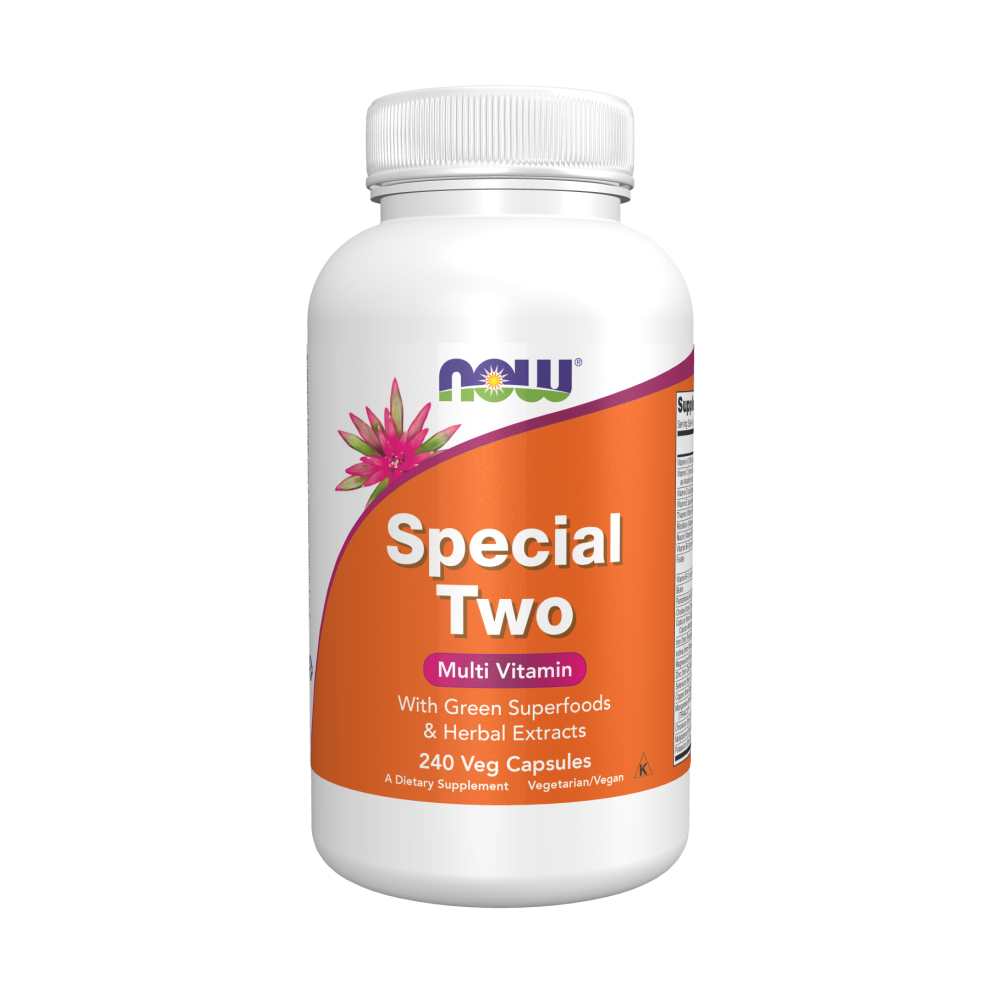 Now Foods Special Two Multivitamin – with Green Superfoods &amp; Herbal Extracts – 120 Veg Capsules thumbnail 2