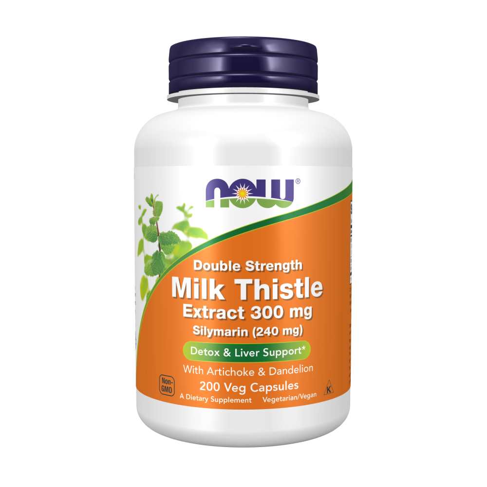 Now Foods Milk Thistle 300 Mg – Liver Cleanse with Artichoke &amp; Dandelion – 50 Capsules thumbnail 4