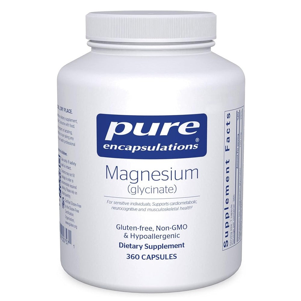 Pure Encapsulations Magnesium Glycinate - Stress Relief, Sleep &amp; Heart Health Supplement | Gluten-Free &amp; Non-GMO thumbnail 5