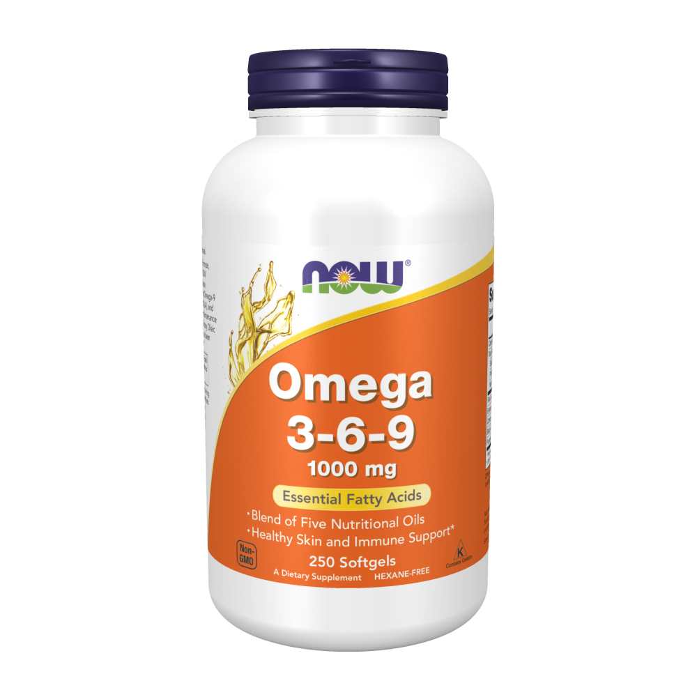 Now Foods Omega 3-6-9 – Nutritional Oil Blend for Healthy Skin &amp; Immunity | Hexane-Free thumbnail 2