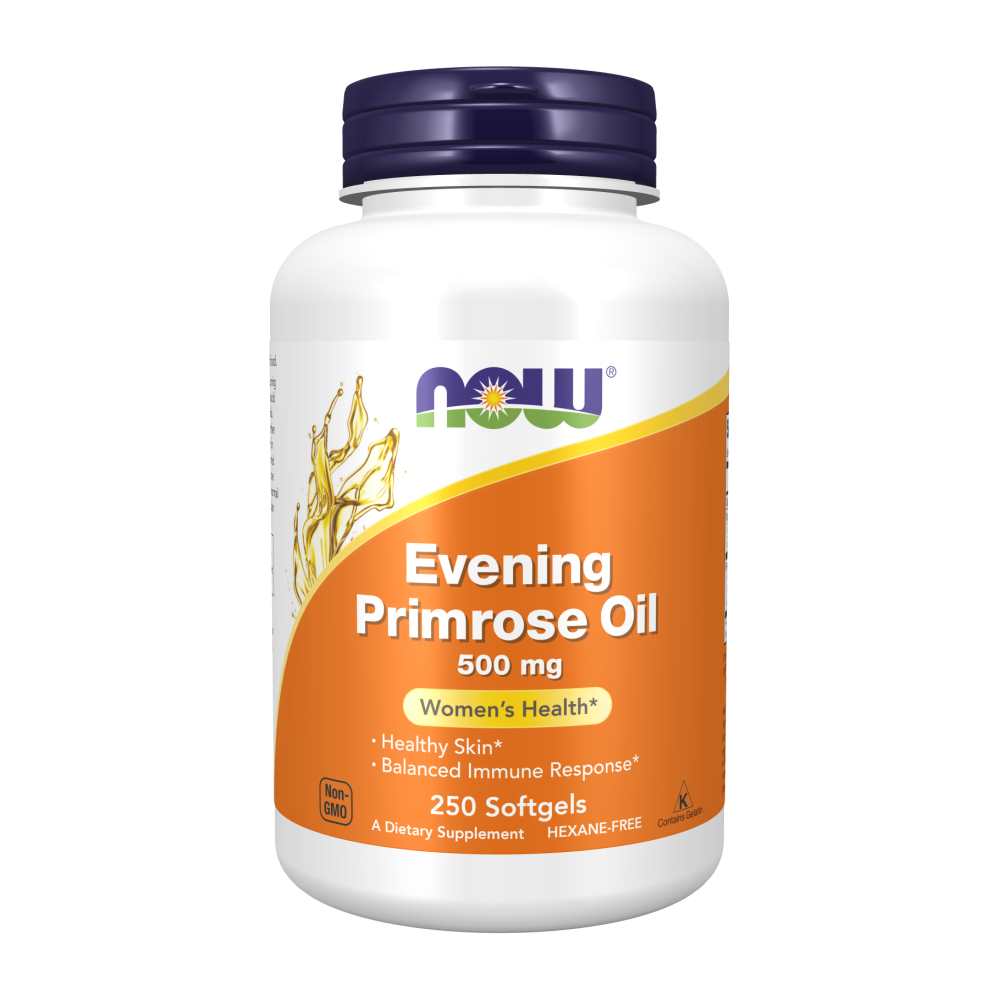 Now Foods Evening Primrose Oil 500mg – Women’s Health &amp; Hormonal Balance – 100 Softgels thumbnail 2