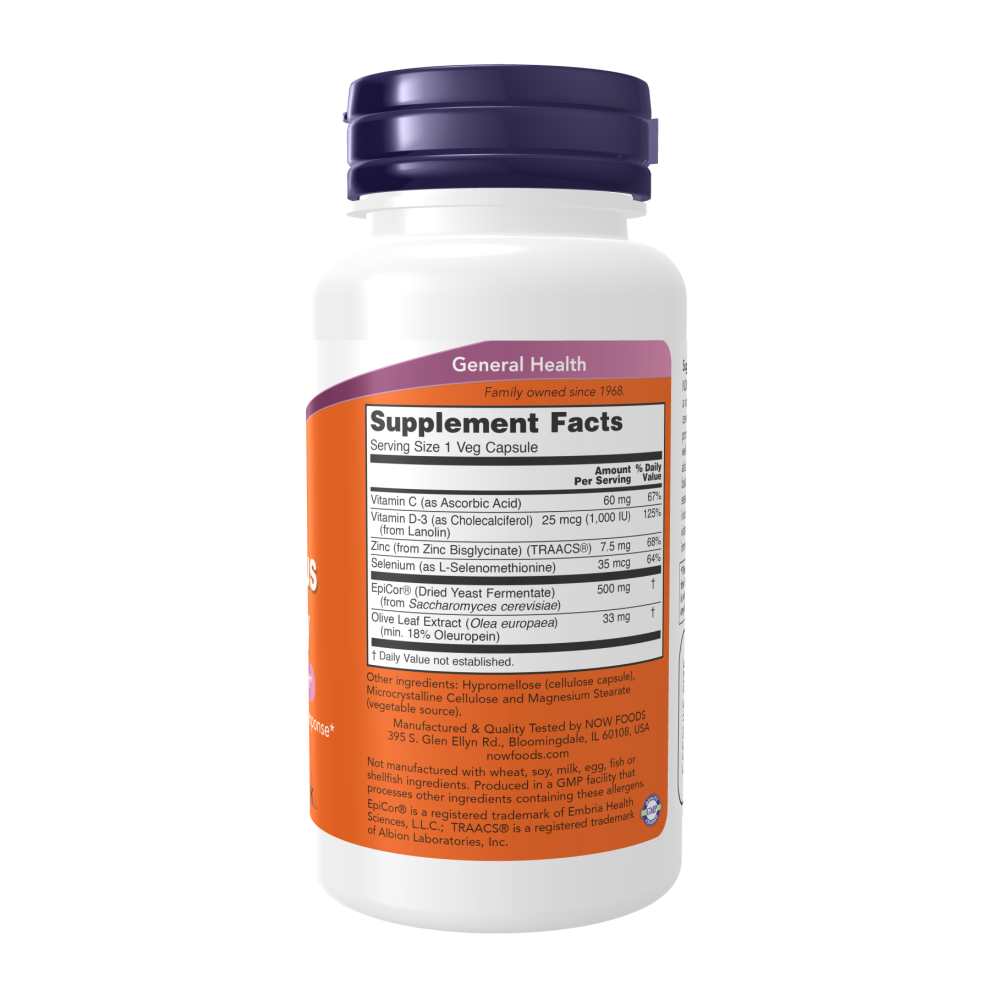 Now Foods Epi Cor Plus Immunity – Healthy Immune &amp; Digestive Support – 60 Veg Capsules thumbnail 2