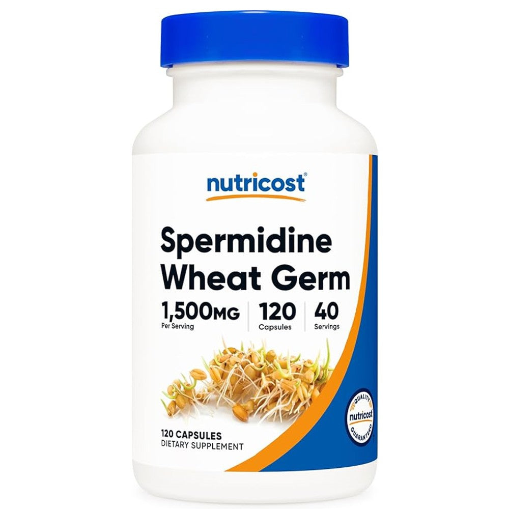 Nutricost Spermidine Wheat Germ 1500mg - Cellular Health &amp; Longevity